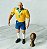 Boneco articulado Ronaldinho Fenômeno do futebol , camisa 9, com taça, 11 cm - Imagem 1