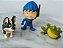 Miniatura de vinil Mike o cavaleiro , sapo Cuddles e corgi femea Yap, Hit Entertainment, 5cm - Imagem 1