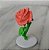 Miniatura Disney de rosa encantada vermelha de A Bela e a Fera, 4cm - Imagem 3