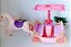 Carruagem da Barbie escola de princesa Mattel 2011, chave do guarda sol danificado, puxadores adaptados - Imagem 6