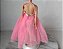 Vestido barbie Best Buy Superstar Era chifon rosa 1976 - Imagem 3