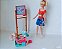 Barbie profissões professora e aluna Chelsea articulada botão nas costas , Mattel 2011 - Imagem 1