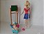 Barbie profissões professora e aluna Chelsea articulada botão nas costas , Mattel 2011 - Imagem 5