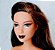 Cabeça somente Barbie Fashion Fever Modern Trends Brunette 2006 - Imagem 1