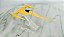 Miniatura Hot Wheels Nave Naboo starfighter do Star wars, com pedestal - Imagem 2