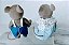 Sylvanian families vintage anos 80, familia de 3 ratos - Imagem 3