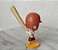 Miniatura Disney 2005 Galo Chicken Little jogador de beisebol, 7+1cm extra do taco - Imagem 5