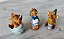 Miniatura Disney, os 3 ratinhos Jaq, Susy e Gus, ajudantes da Cinderela, 3,5 cm - Imagem 1