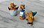 Miniatura Disney, os 3 ratinhos Jaq, Susy e Gus, ajudantes da Cinderela, 3,5 cm - Imagem 2