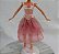 Vestido, sapatilhas,tiara rosa da princesa Fallon, uma das 12 princesas dançantes da Barbie - Imagem 1