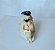 Miniatura de borracha Cachorro Buldogue Samson  da Loucademia da Polícia,  1989, 6 cm - Imagem 2