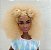 Barbie fashionistas #180 loira afro, Mattel 2022 - Imagem 2