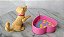 Cachorro filhote de gokden Retriever, pet da Barbie com um porta bolinhas - Imagem 3