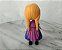 Mini boneca articulada princesa Anna toddler de Frozen Disney Azul 8,5 cm - Imagem 4