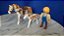 Playmobil country cavalo, potro e boneco - Imagem 1