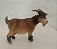 Miniatura de vinil Schleich 13601 de 2005, mini cabra fêmea 7x5 cm - Imagem 1