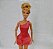 Barbie articulada cabeça provavelmente trocada de vestido rosa curto, Mattel - Imagem 2