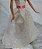 Vestido de noiva faixa rosa na cintura da Barbie Mattel - Imagem 6