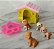 Miniatura de cachorrinhos 3,5 e 4 cm: beagle, Yorkie, pug , Labrador, casinha e comedouro - Imagem 2