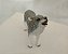 Miniatura de vinil Schleich 2009, lobo uivando 8 cm comprimento - Imagem 2