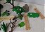 Playmobil, lote folhas, galhos, troncos, vegetação,cercas um - Imagem 3