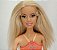 Barbie loura de 2006, vestido cor de laranja da Barbie chic - Imagem 3