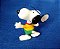 De 1966, miniatura de vinil.Peanuts de Snoopy jogador de tenis, 6 cm - Imagem 3