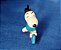 De 1966, miniatura Peanuts de Snoopy de roller skates 6 cm - Imagem 3