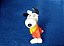 De 1966, miniatura Peanuts dr Snoopy dançando, 6 cm - Imagem 2