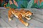 Leopardo articulado Chap Mei 15x6 cm do Jungle Adventure 2000 - Imagem 1