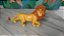 Miniatura Disney da Applause 1994, Simba Adulto do Rei Leão 12x6cm - Imagem 1