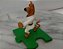 Scooby Doo Atleta 2007 , de judo , com base, Hanna Barbera, coleção Bob's , 8 cm - Imagem 4