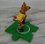 Scooby Doo Atleta 2007 , jogador de futebol , com base, Hanna Barbera, coleção Bob's , 8 cm - Imagem 4