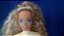Cabeça somente Barbie Mattel anos 90 cabelos louros frisee - Imagem 1