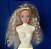 Cabeça somente Barbie Mattel anos 90 cabelos louros frisee - Imagem 2