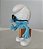 Smurf genio articulado , do filme, 7 cm, Peyo, Jakks 2011 - Imagem 2