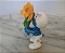 Smurf "Thank you" segurando flores amarelas, Peyo/Schleich 2012, 5 cm - Imagem 5