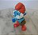 Papa Smurf articulado com bolsa e segurando um cristal azul 7 cm, Peyo/ Jakks 2011 - Imagem 2
