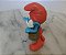 Papa Smurf articulado com bolsa e segurando um cristal azul 7 cm, Peyo/ Jakks 2011 - Imagem 3