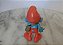 Papa Smurf articulado com bolsa e segurando um cristal azul 7 cm, Peyo/ Jakks 2011 - Imagem 4