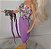 Roupa vintage da Barbie vestido floral roxo Pretty choices 1987 - Imagem 6