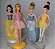 Princesas da Disney : Aurora, Branca de Neve, Bela bailarinas e Cinderela 30 cm da Mattel, - Imagem 1