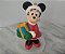 Enfeite de Natal Minnie de plástico leve de pendurar vintage anos 90, 10cm - Imagem 1