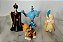 Miniatura Disney 4 personagens do Aladim : Jafar 7 cm Sultão 5 cm, Rajah e Genio; - Imagem 1