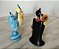 Miniatura Disney 4 personagens do Aladim : Jafar 7 cm Sultão 5 cm, Rajah e Genio; - Imagem 4