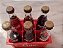 Mini garrafas Coca cola 6 unidades no engradado,anis 80 - Imagem 2