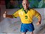 Boneco articulado Ronaldinho Fenômeno seleção de 2002, fazendo sinal de joinha, ,15 cm - Imagem 2