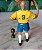 Boneco articulado Ronaldinho Fenômeno seleção de 2002, fazendo sinal de joinha, ,15 cm - Imagem 6