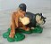 Miniatura Disney cachorro Bruno e gato Lucifer da Cinderela. 4 cm de altura x 6x6 cm - Imagem 2