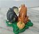 Miniatura Disney cachorro Bruno e gato Lucifer da Cinderela. 4 cm de altura x 6x6 cm - Imagem 6